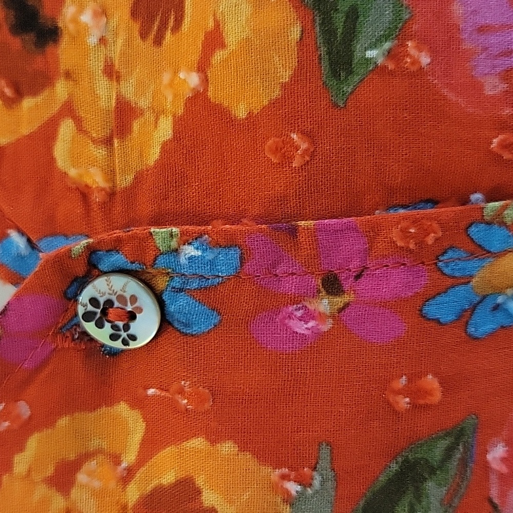 Farm Rio Red Spring Bananas Blouse - Picture 7 of 15